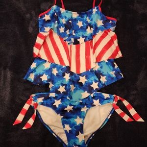 Justice tankini swimsuit